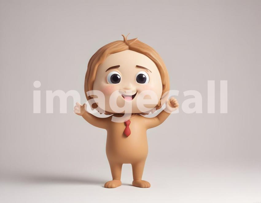 Isolated on white or black background cute Characters (5663)