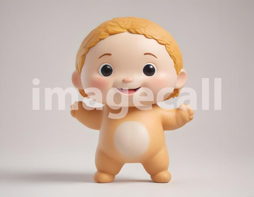 Isolated on white or black background cute Characters (5858)