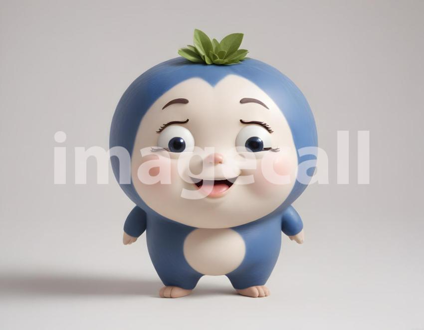 Isolated on white or black background cute Characters (6341)