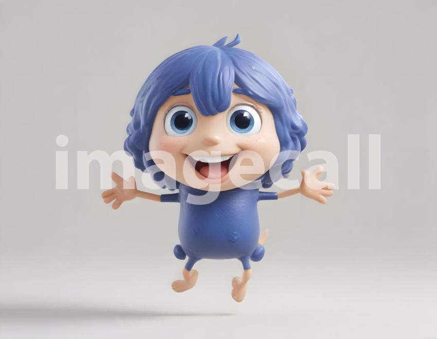 Isolated on white or black background cute Characters (6342)