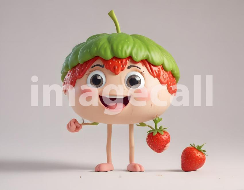 Isolated on white or black background cute Characters (6354)