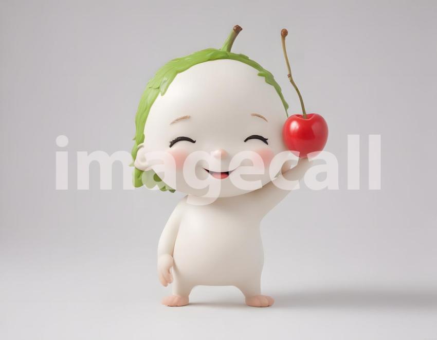 Isolated on white or black background cute Characters (6361)