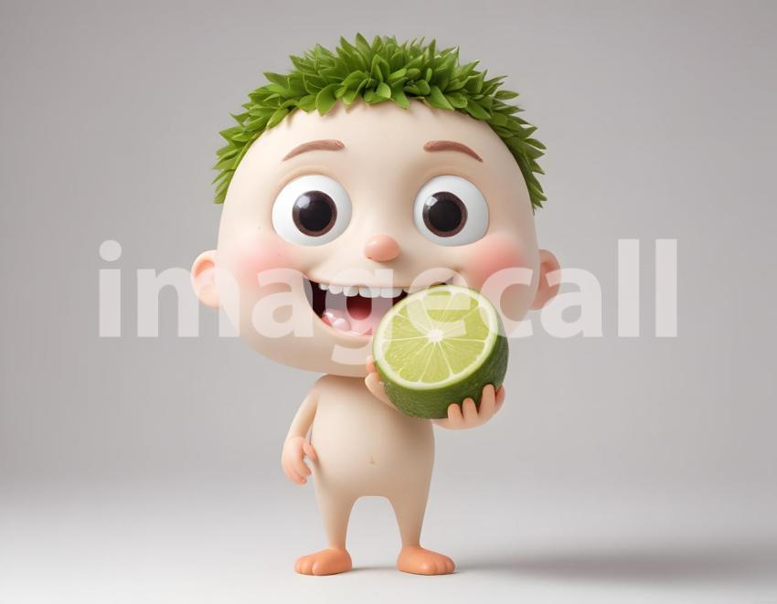 Isolated on white or black background cute Characters (6369)