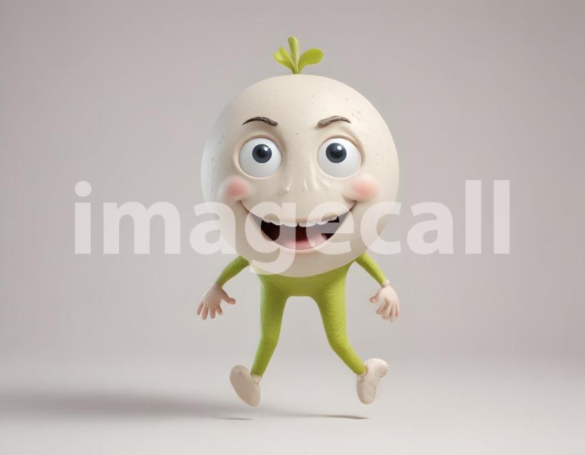 Isolated on white or black background cute Characters (6372)