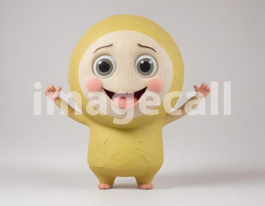 Isolated on white or black background cute Characters (6373)