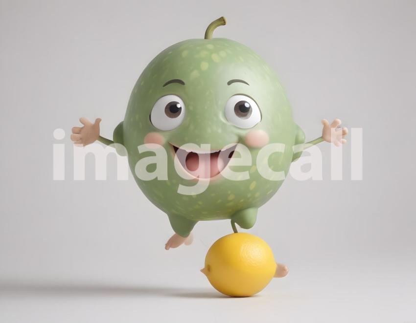 Isolated on white or black background cute Characters (6382)