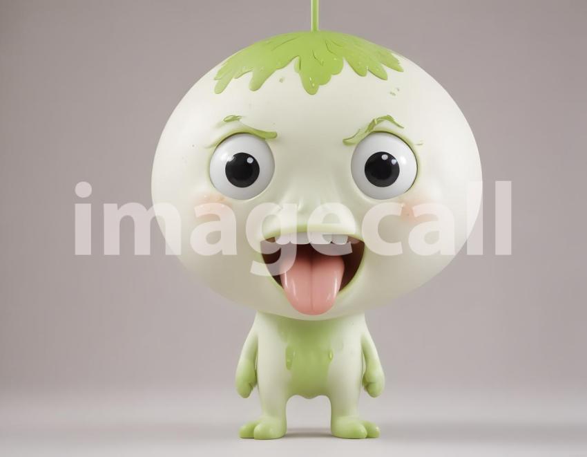 Isolated on white or black background cute Characters (6374)