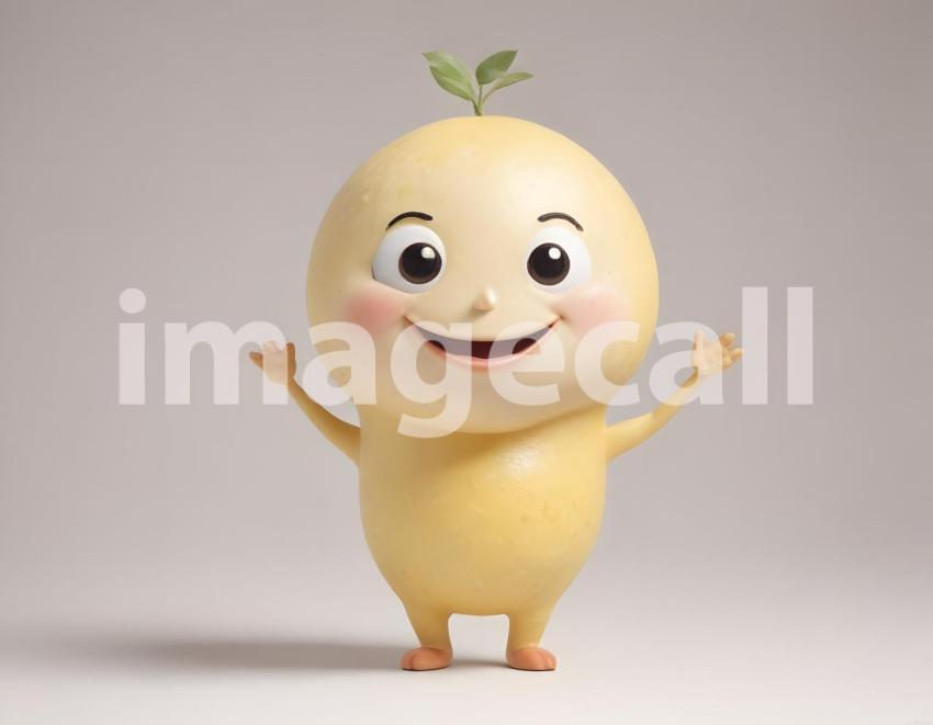 Isolated on white or black background cute Characters (6385)