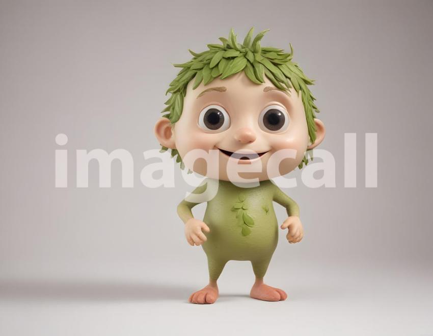 Isolated on white or black background cute Characters (6403)