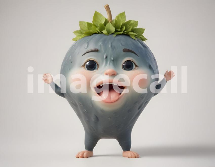 Isolated on white or black background cute Characters (6404)