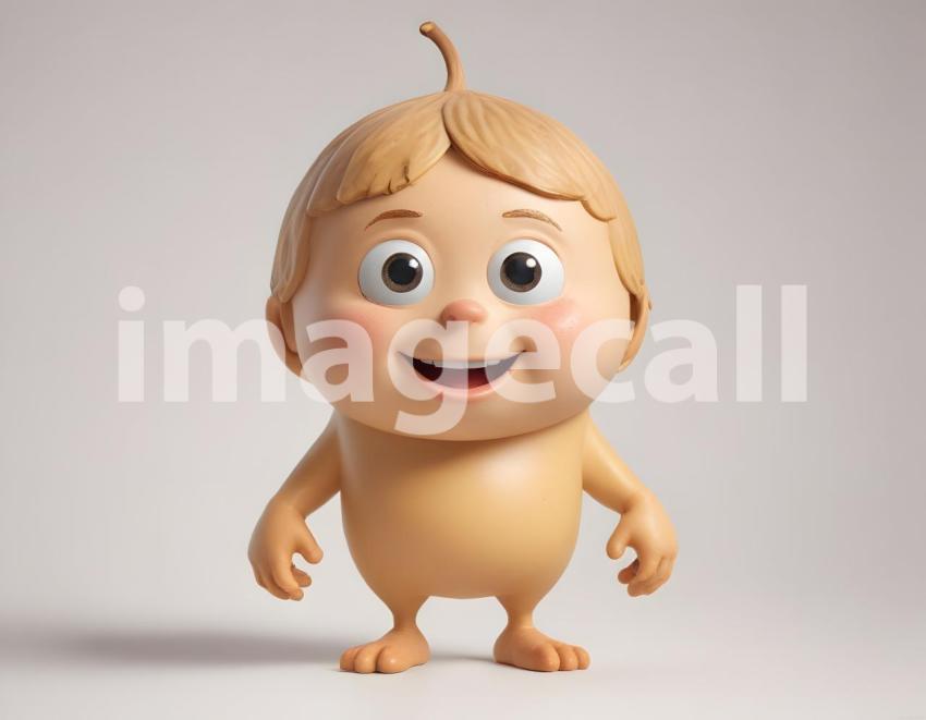 Isolated on white or black background cute Characters (6408)