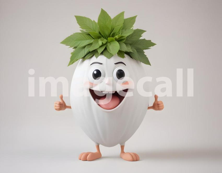 Isolated on white or black background cute Characters (6407)