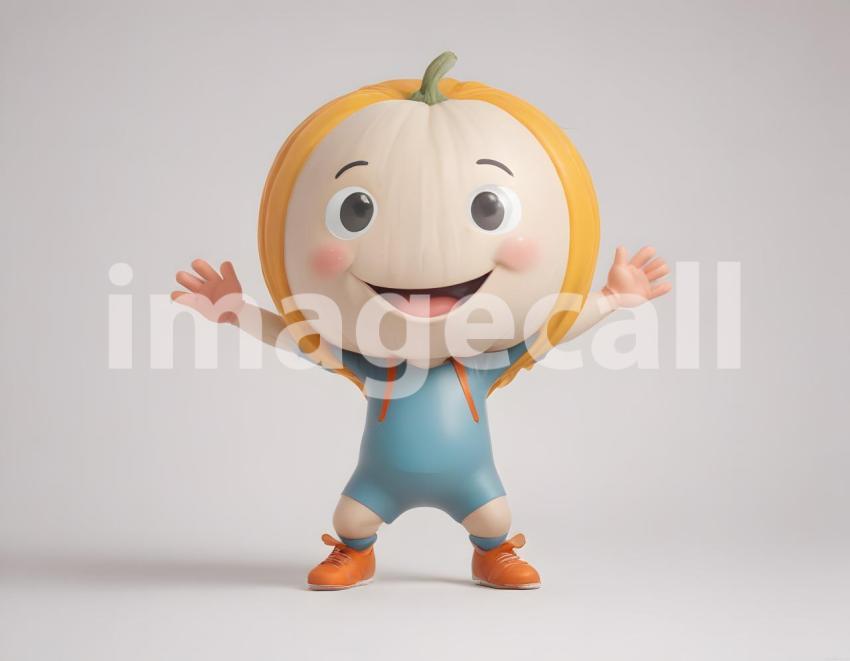 Isolated on white or black background cute Characters (6412)