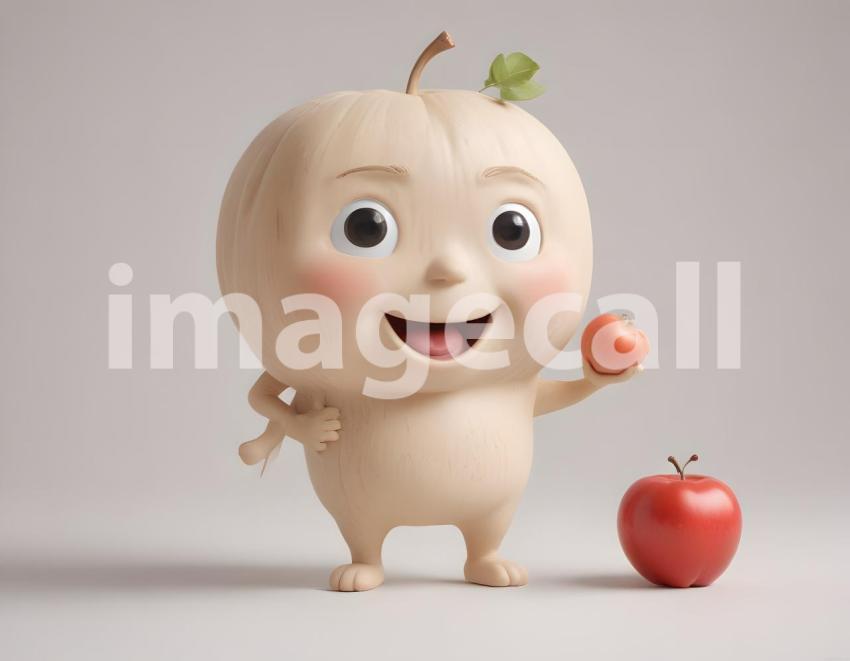 Isolated on white or black background cute Characters (6423)