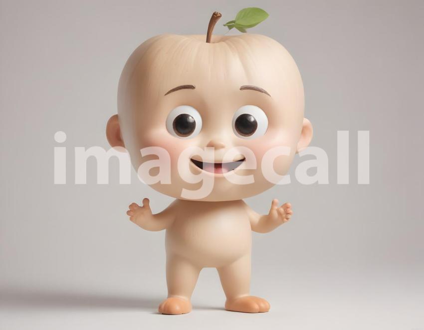 Isolated on white or black background cute Characters (6420)