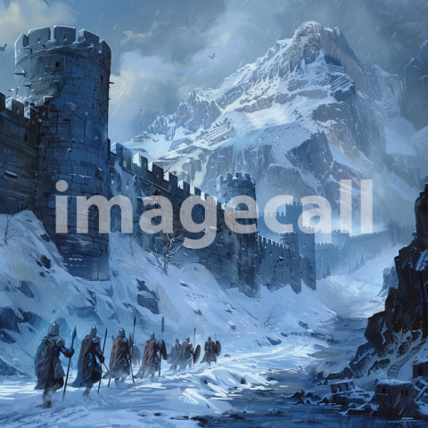 Cspreeti a snow war background scene digital illustration detai 040cf1c3 5e3a 420c 8140 c0d4bb26060b