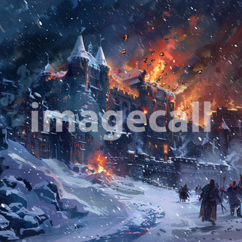 Cspreeti a snow war background scene digital illustration det c0200aed b062 45e0 92d9 9f764aac6518 2