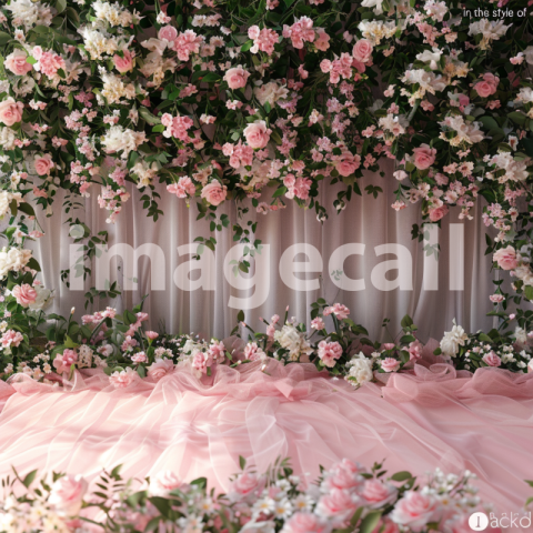 Mockup 3D ultra realistic wedding stage backdrop full of pin 7b6e3c9e 25aa 4978 8aaa 02093c21a2f4