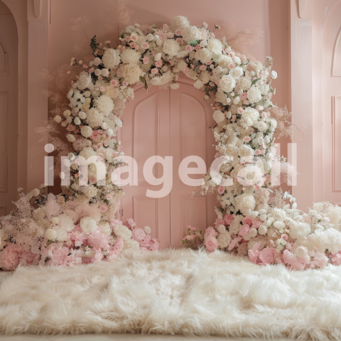 Mockup A pink arch with many flowers a full wall backdrop fo cd17ef91 1c20 47e1 89b5 b6d7e5a2fbf3
