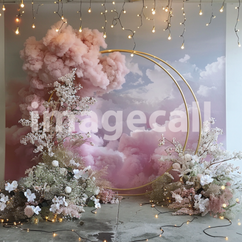Mockup Hou format photo of pink cloud backdrop with white an 9a5af1cd fed6 4f1e 8930 94720Mockup8e560