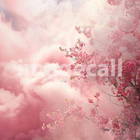 Mockup pink misty cloud wall backdrop for photography with p 19ff2979 4778 4473 8165 9d31b5004dfa (1)