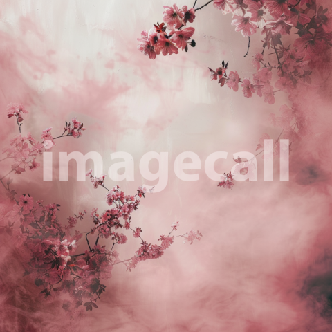 Mockup pink misty cloud wall backdrop for photography with p 33a548a3 a217 4cb9 86f3 0d39eabe98d3