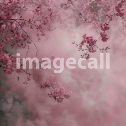 Mockup pink misty cloud wall backdrop for photography with p 414726e2 2c17 43e9 a4d4 8d0f9779a2c6