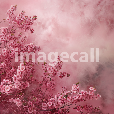 Mockup pink misty cloud wall backdrop for photography with p cb767268 bb22 4ec9 8961 39bcc4c5d1f6