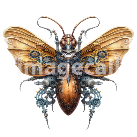 Clipart Steampunk Bees (16)300dpi