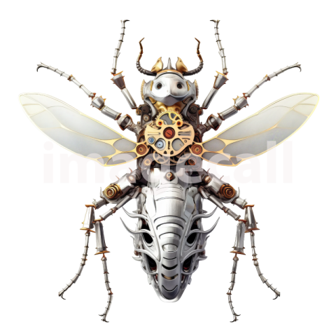 Clipart Steampunk Bees (10)300dpi