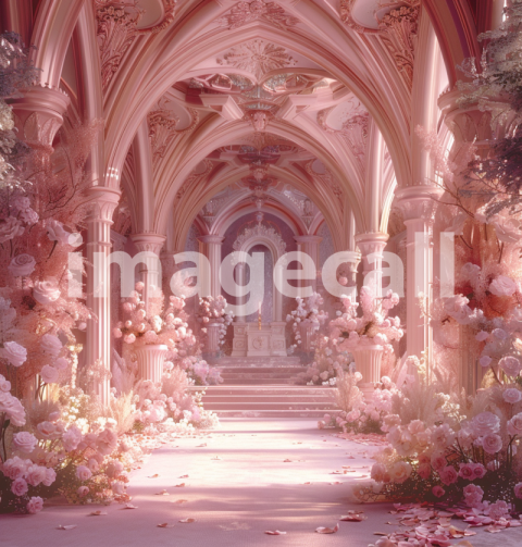 Mockup An enchanting digital painting of an opulent pink hue 4ee96850 4e1b 4940 a200 41314f96bae3