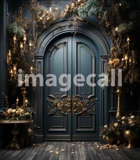 A182 Gold and Blue Door (5)