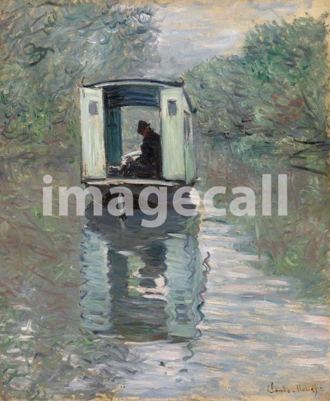 The Studio Boat (Le Bateau atelier) (1876)