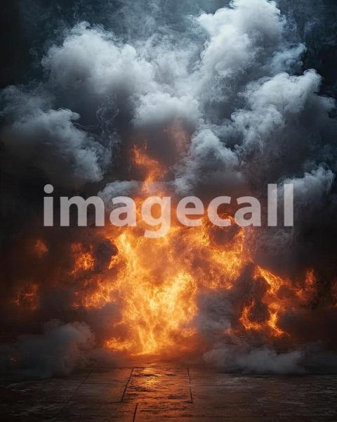 ST0013   Fire and Smoke (25)  Destiny Backdrops