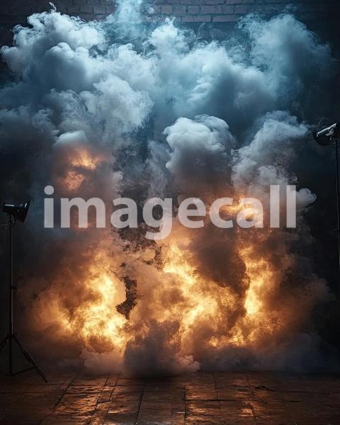 ST0013   Fire and Smoke (35)  Destiny Backdrops