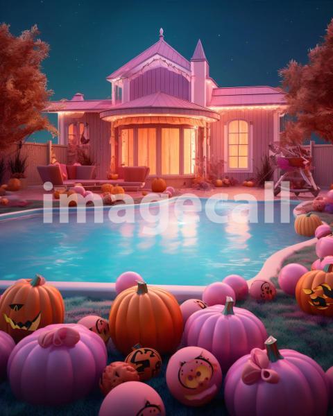 A120 Halloween Barbie Backdrops (12)