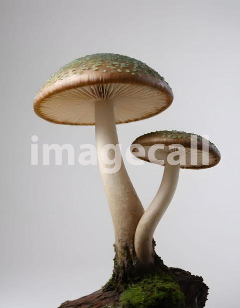 Isolated on white or black background Mushroom (691)