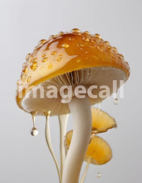 Isolated on white or black background Mushroom (2125)