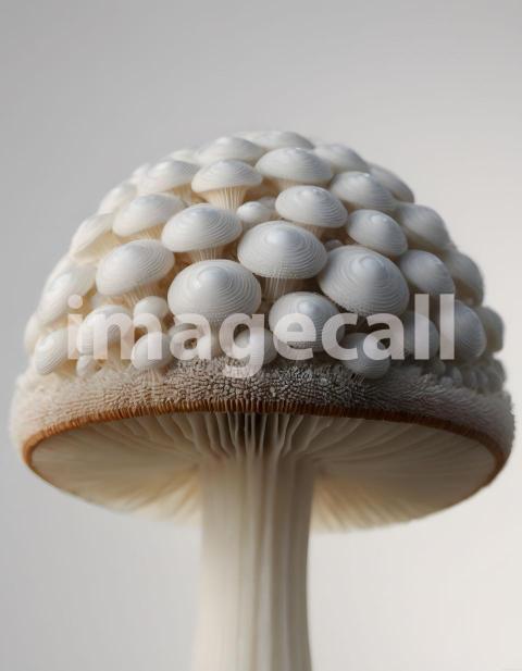 Isolated on white or black background Mushroom (2350)