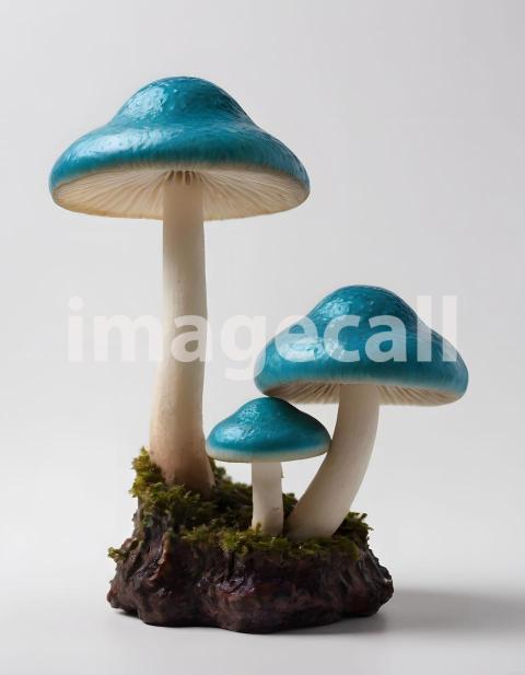 Isolated on white or black background Mushroom (2363)