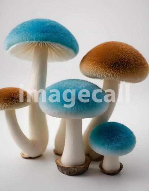 Isolated on white or black background Mushroom (2366)