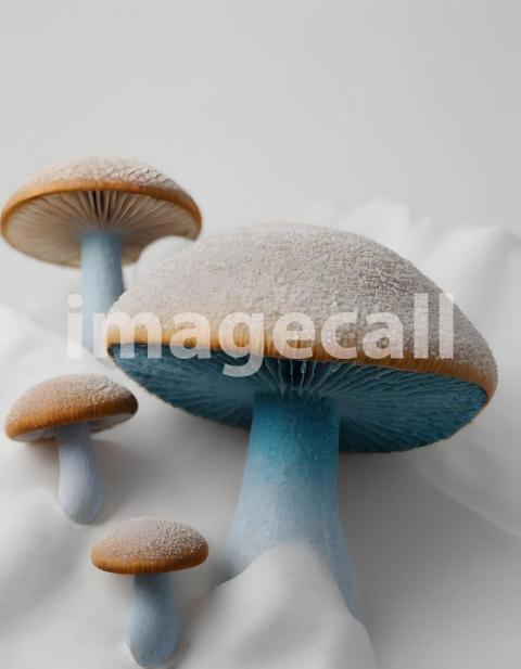 Isolated on white or black background Mushroom (2376)