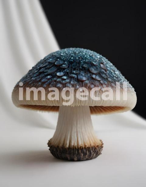 Isolated on white or black background Mushroom (2406)