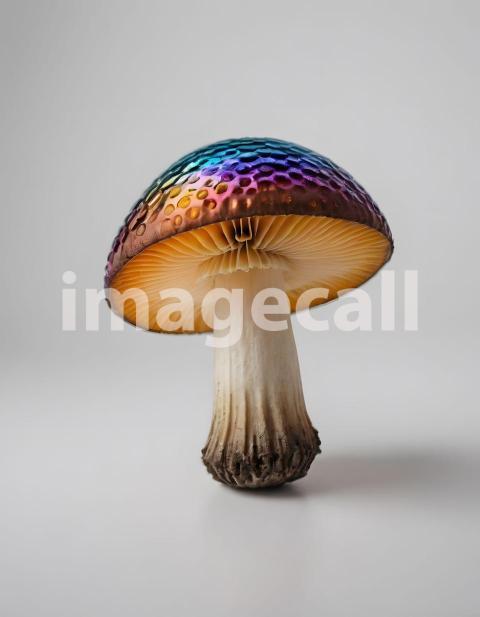 Isolated on white or black background Mushroom (2434)