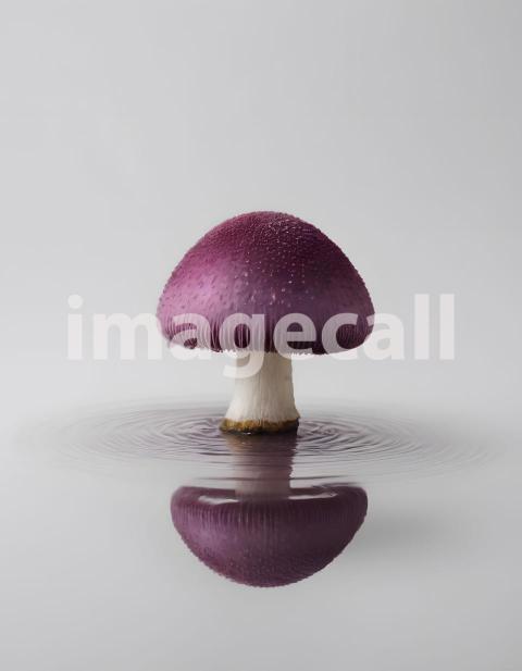 Isolated on white or black background Mushroom (2449)