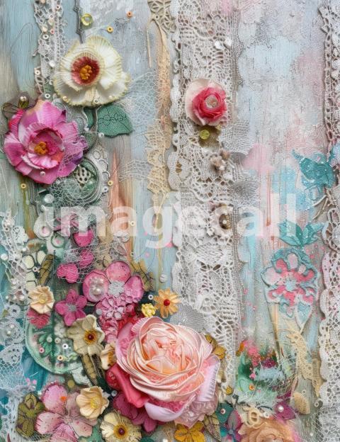 ColorfulFloralLace001