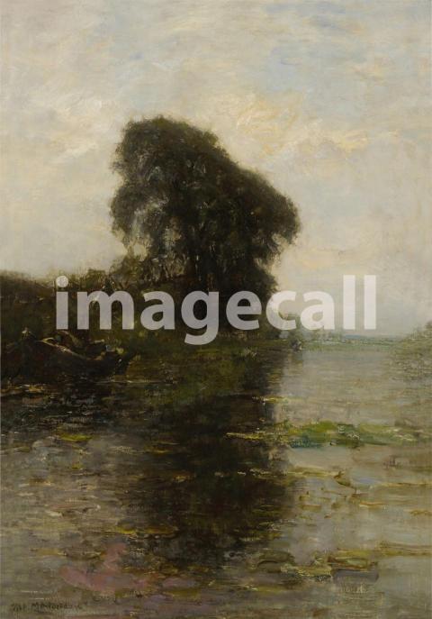 Landzicht Farm under Light Blue Sky (circa 1906)