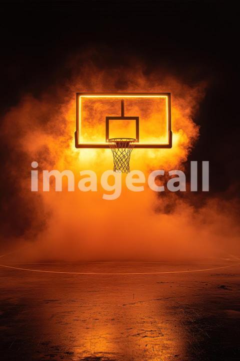 Neon Smoke Portrait (247)