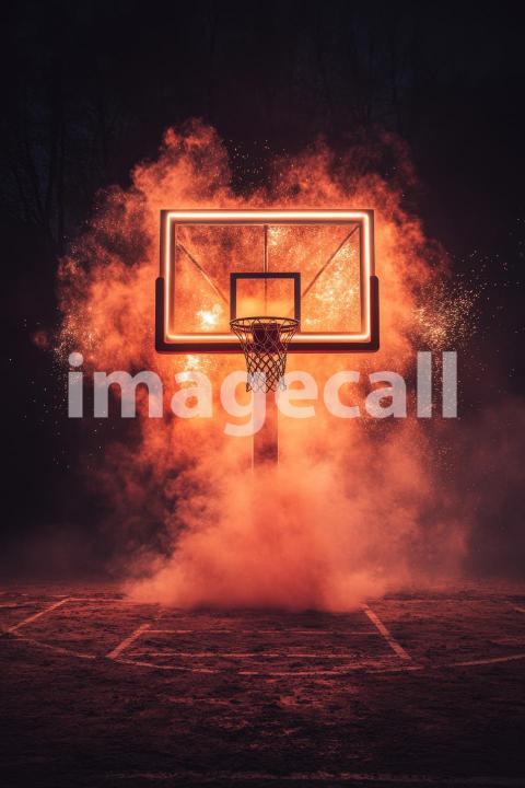 Neon Smoke Portrait (248)