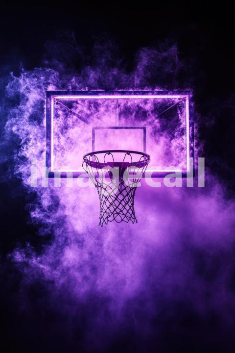 Neon Smoke Portrait (250)